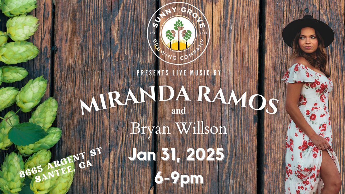 Miranda Ramos debut at Sunny Grove Brewing Company 