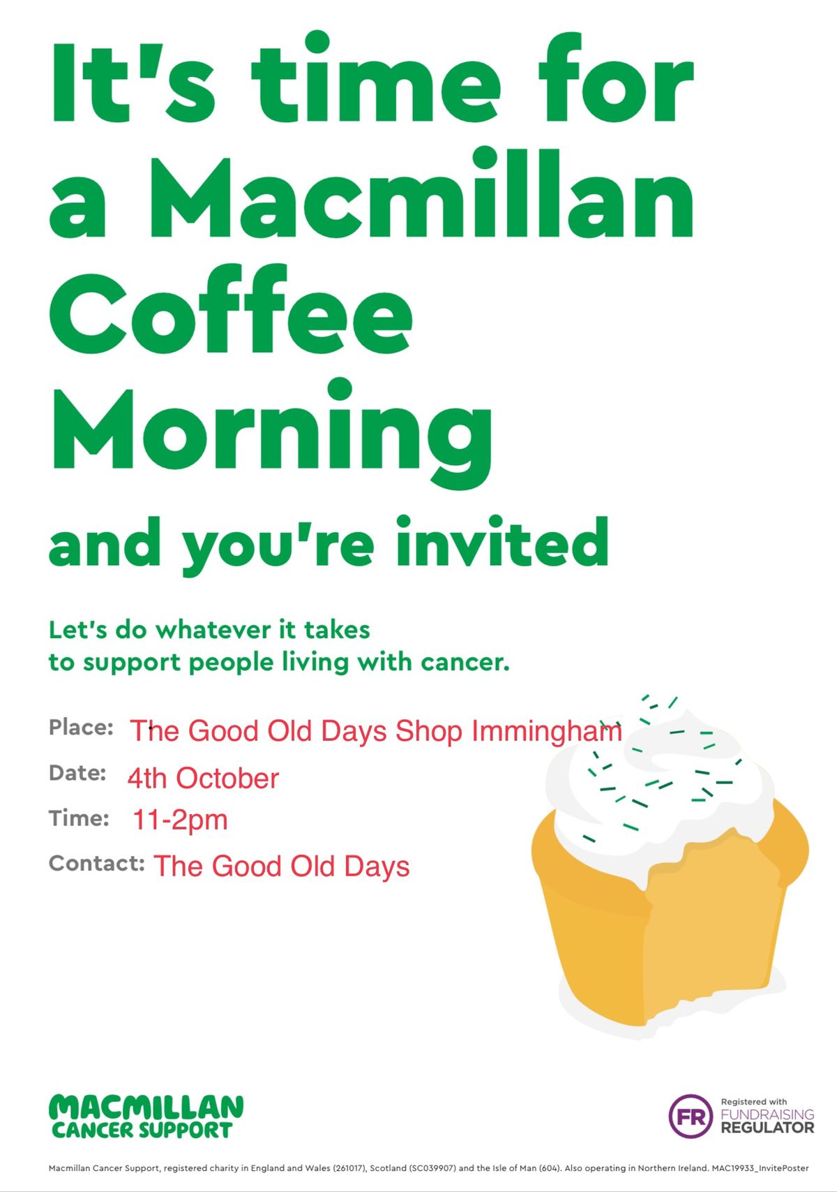 MacMillan Coffee Morning