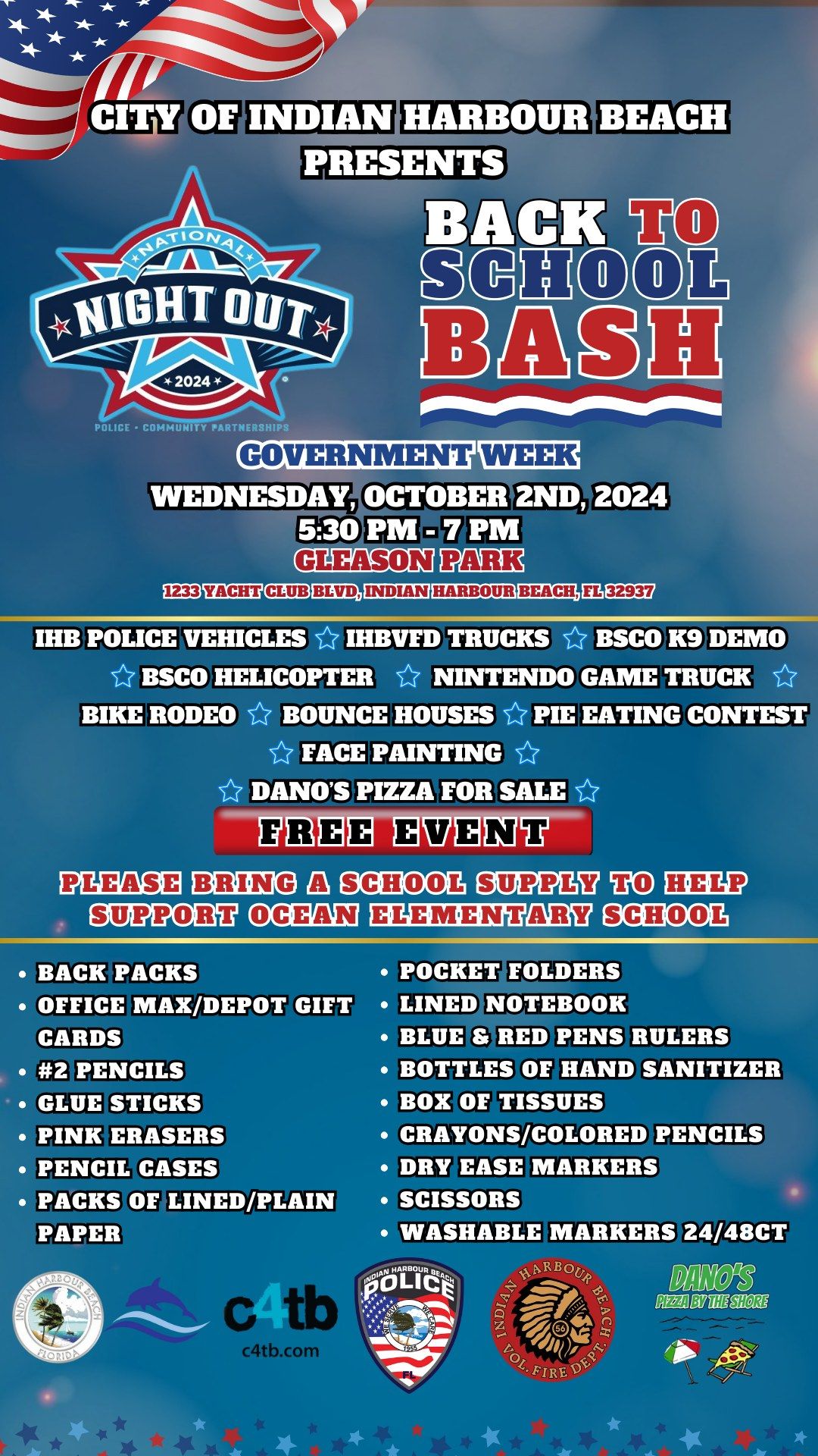 National Night Out\/Back to School Bash