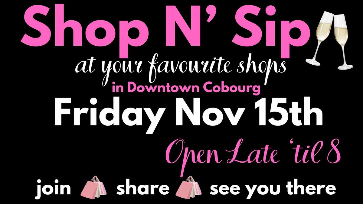 Shop N'Sip Downtown Cobourg