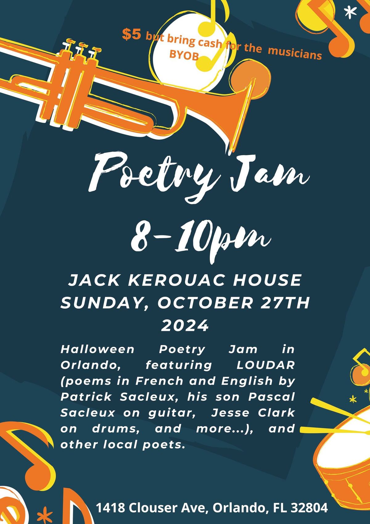 Loudar Poetry Jam with Patrick Sacleux