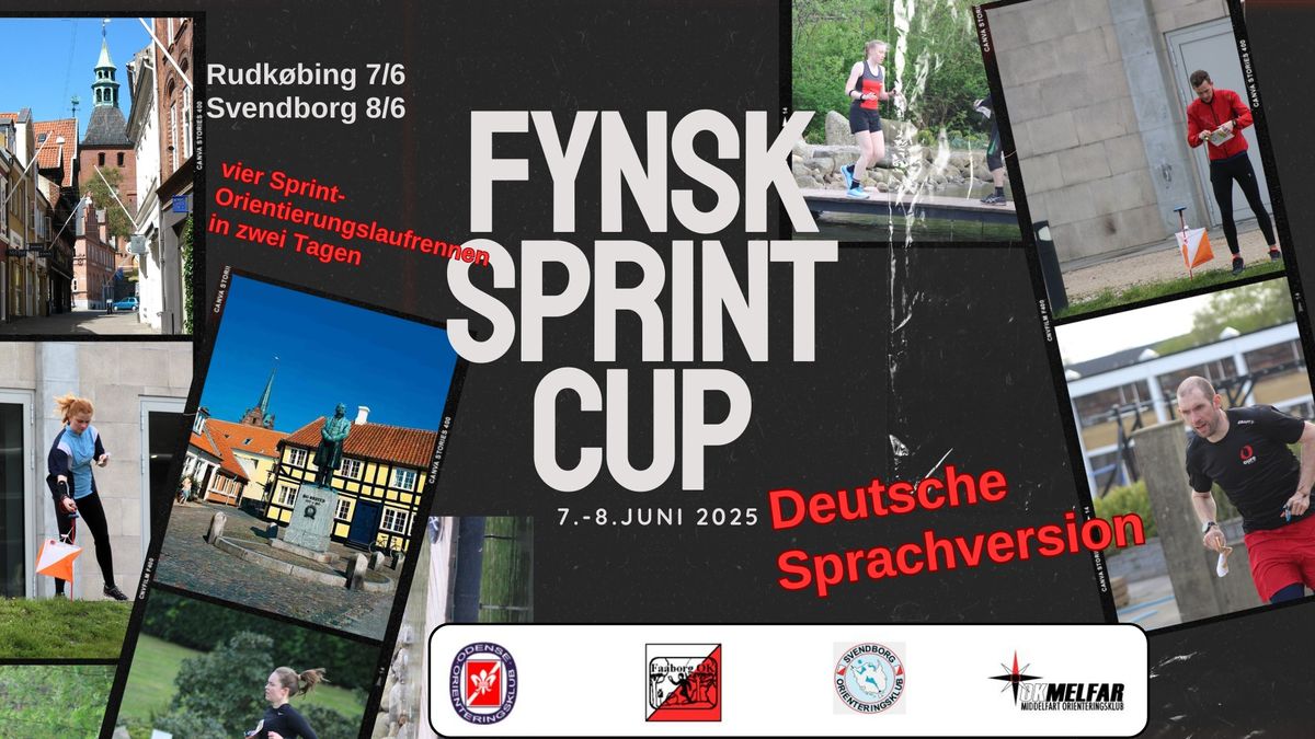 Fynsk Sprint Cup 2025 - Rudk\u00f8bing und Svendborg