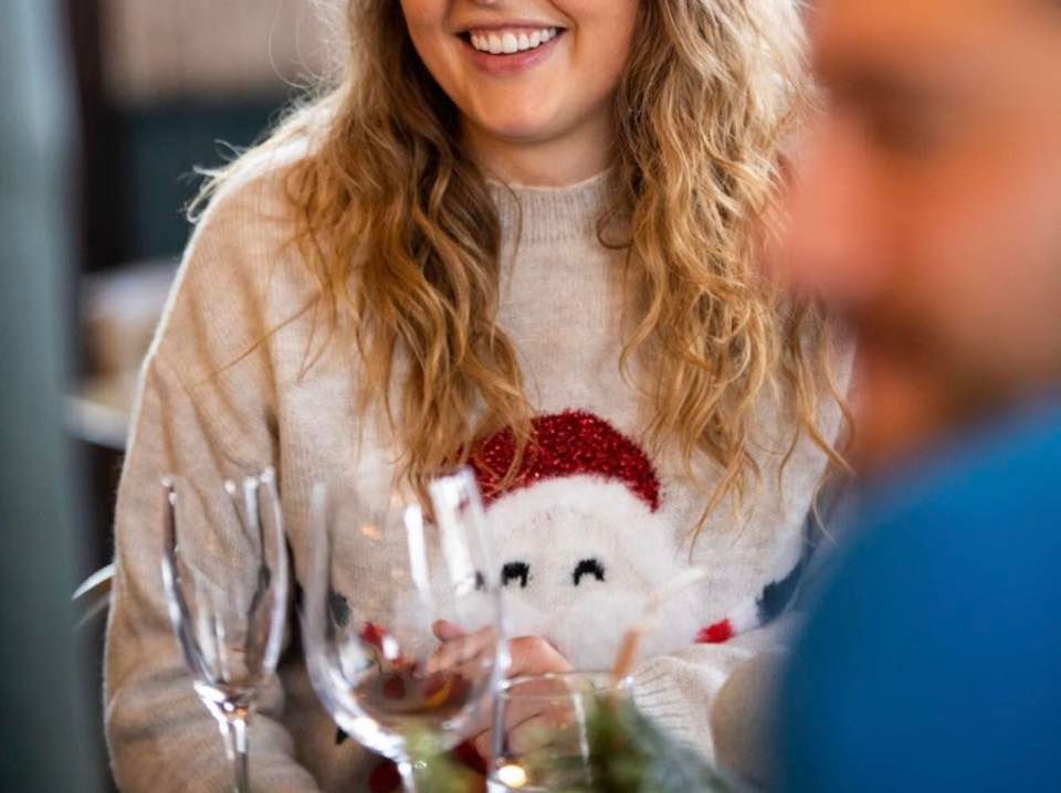 National Christmas Jumper Day, The Canonbury, London, 8 December 2022