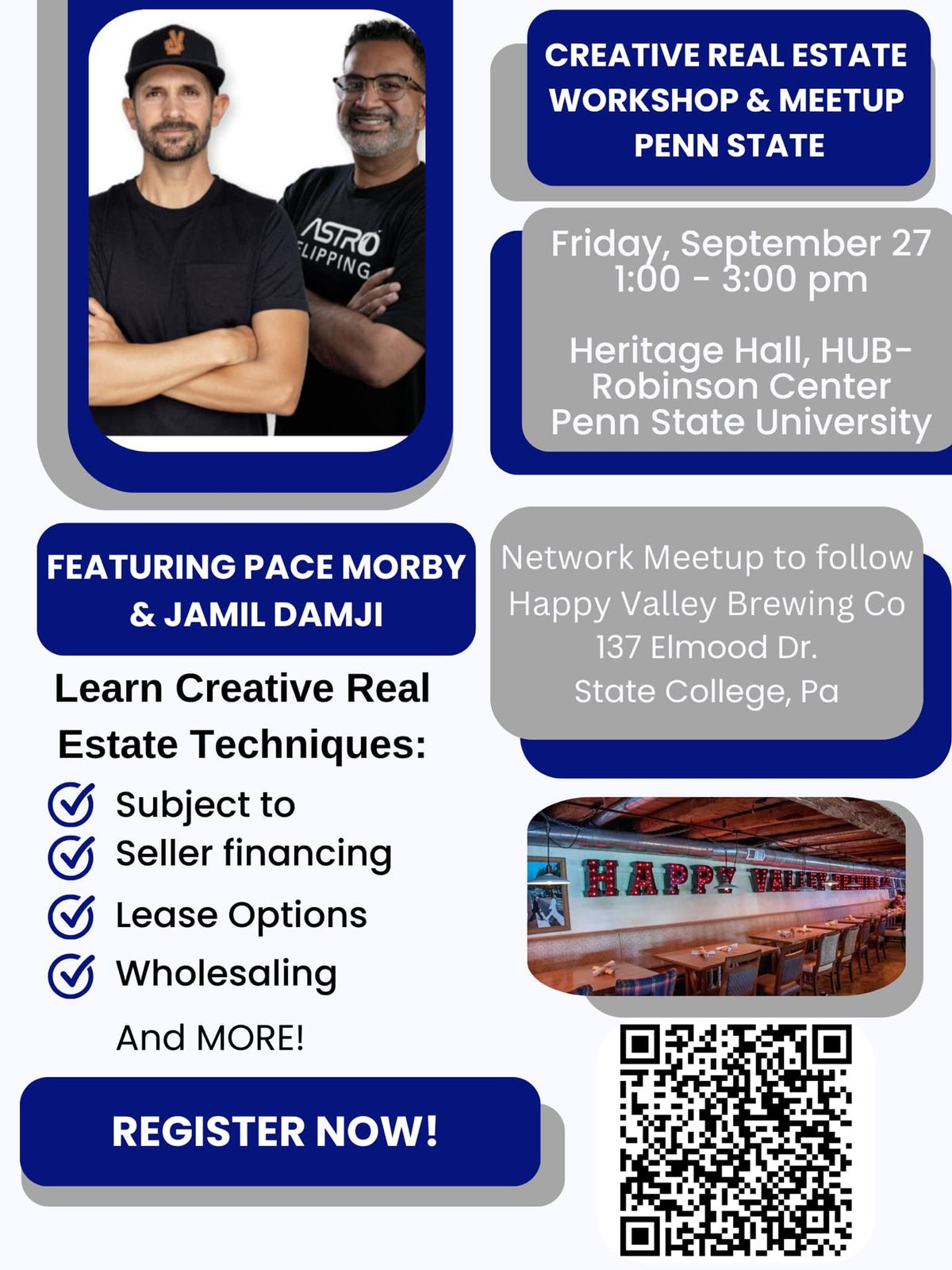 Creative Real Estate Workshop & Meetup w\/ Pace Morby & Jamil Damji