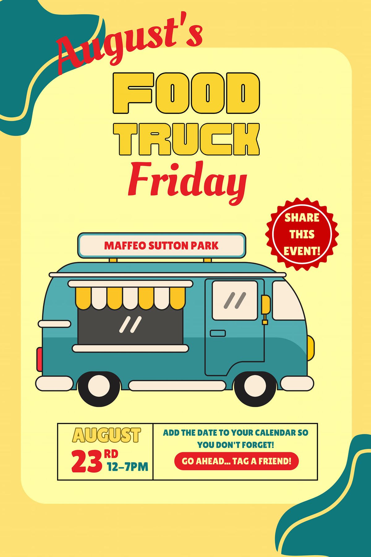 August's Food Truck Friday