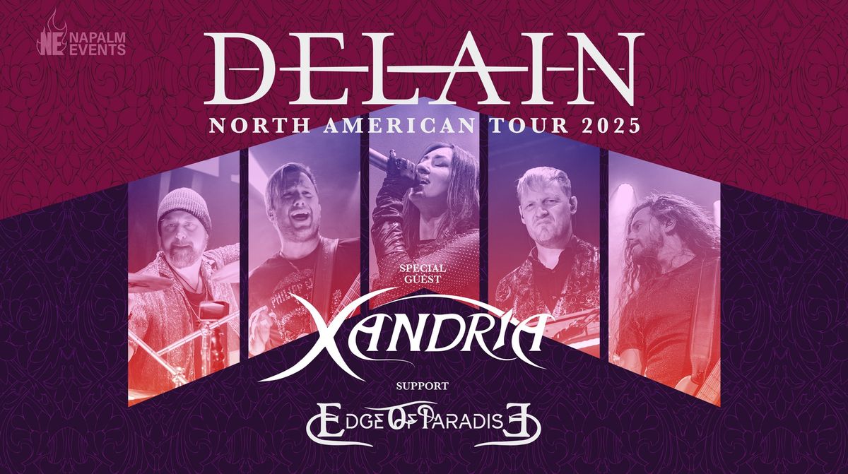 Delain with Xandria & Edge of Paradise  | Granada Theater | Dallas, Texas