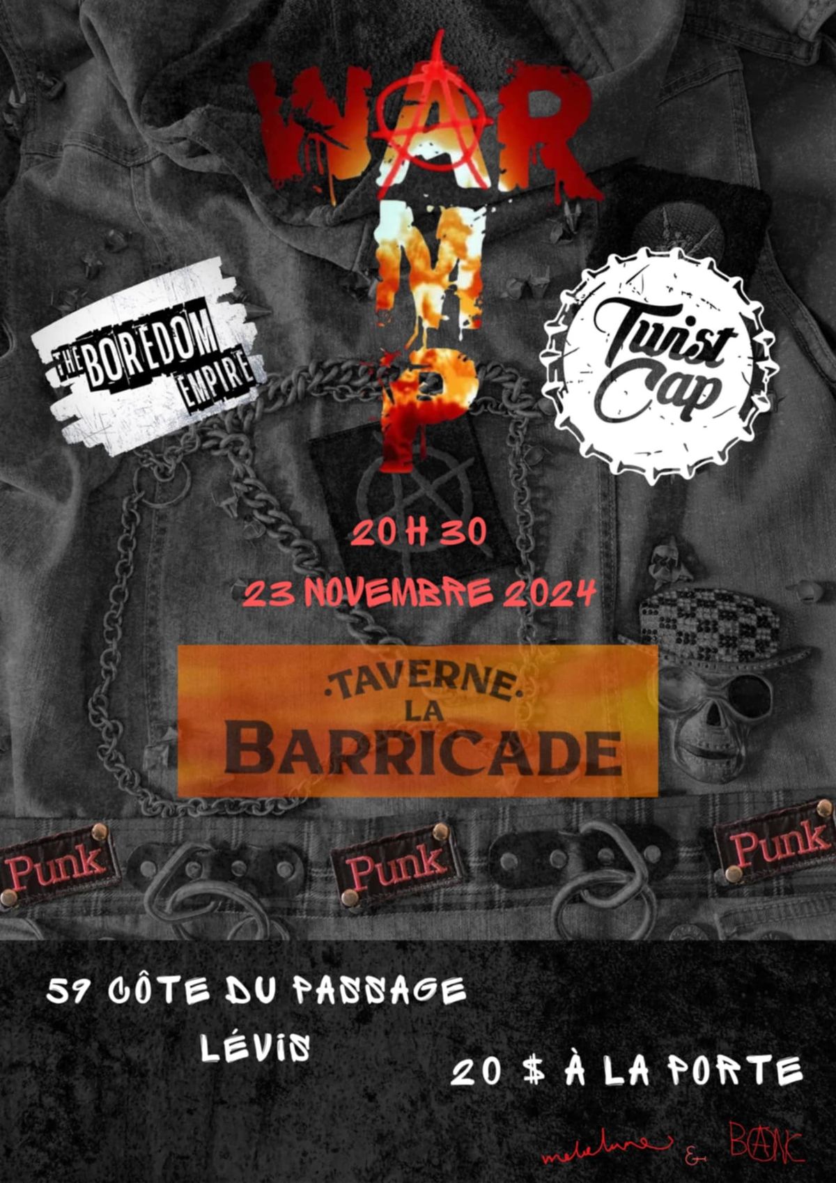 Show Punk rock !!!  Taverve La Barricade de l\u00e9vis!!!