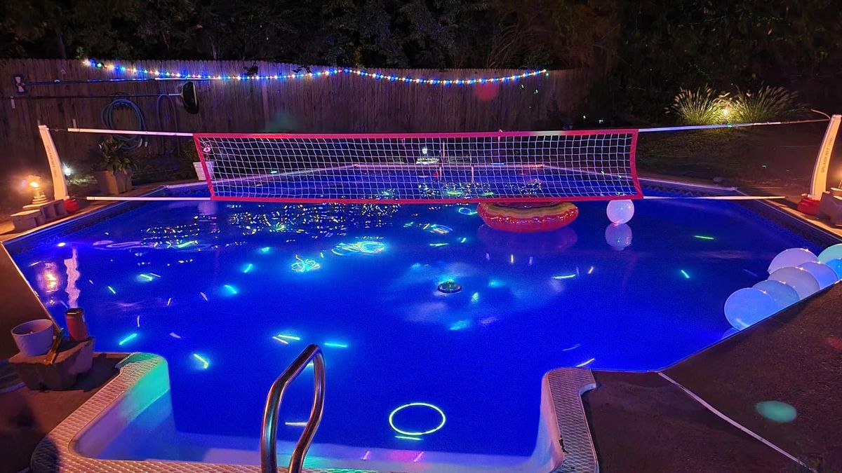 Glow in the Dark Pool Party