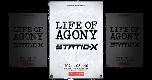 Life Of Agony \/US\/ & Static-X \/US\/ koncert Budapesten!