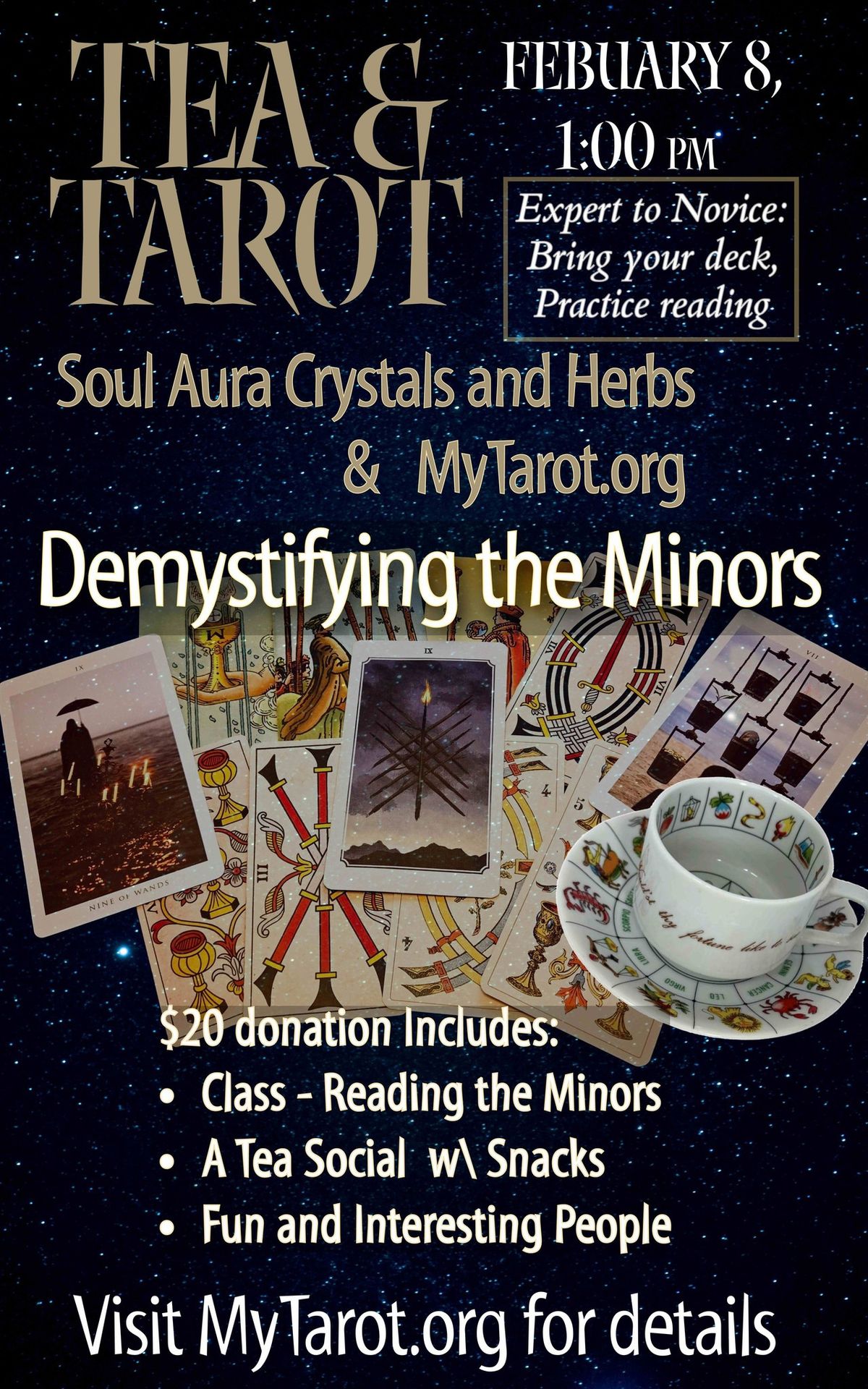 Tea & Tarot-Demystifying the Minor Arcana