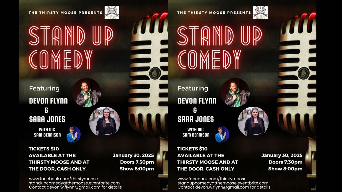 Stand Up Comedy w\/ Devon Flynn and Sara Jones