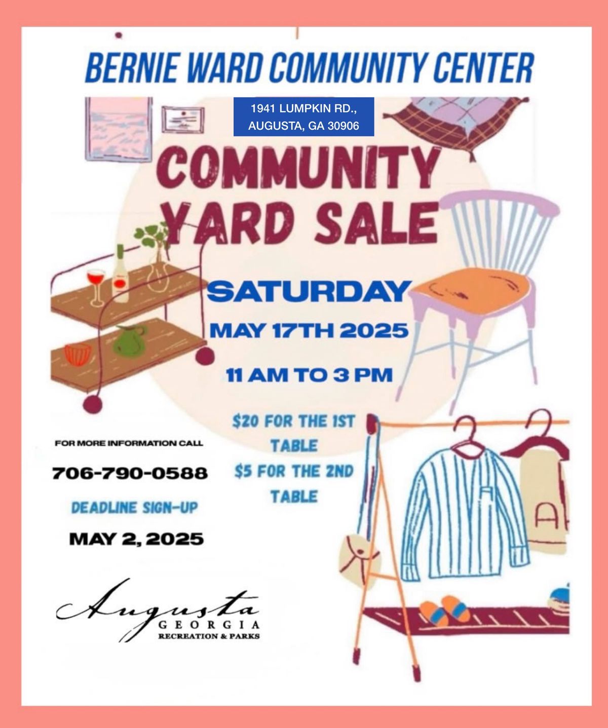 Community yard sale