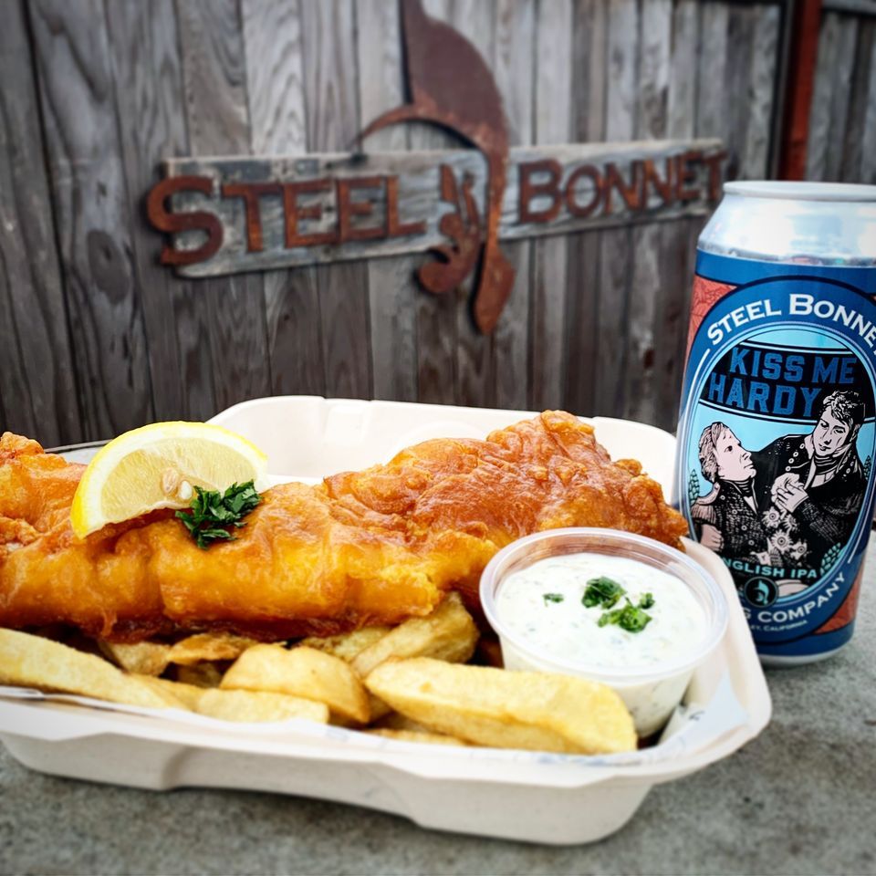 Scrumptious Fish & Chips @ Steel Bonnet Brewery