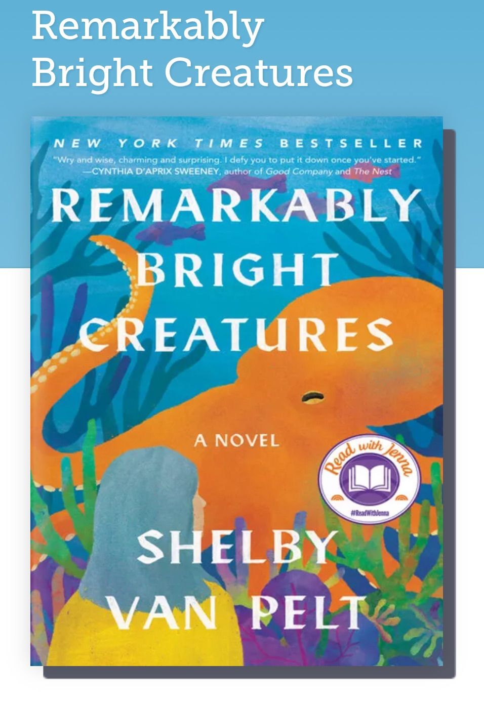 Remarkably Bright Creatures Book Club