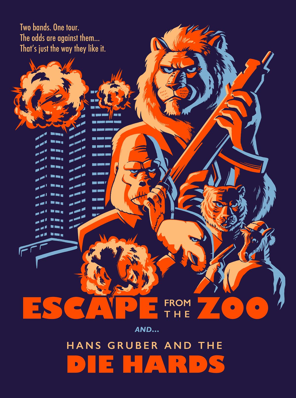 Escape from the Zoo, Hans Gruber and the Die Hards in Houston!