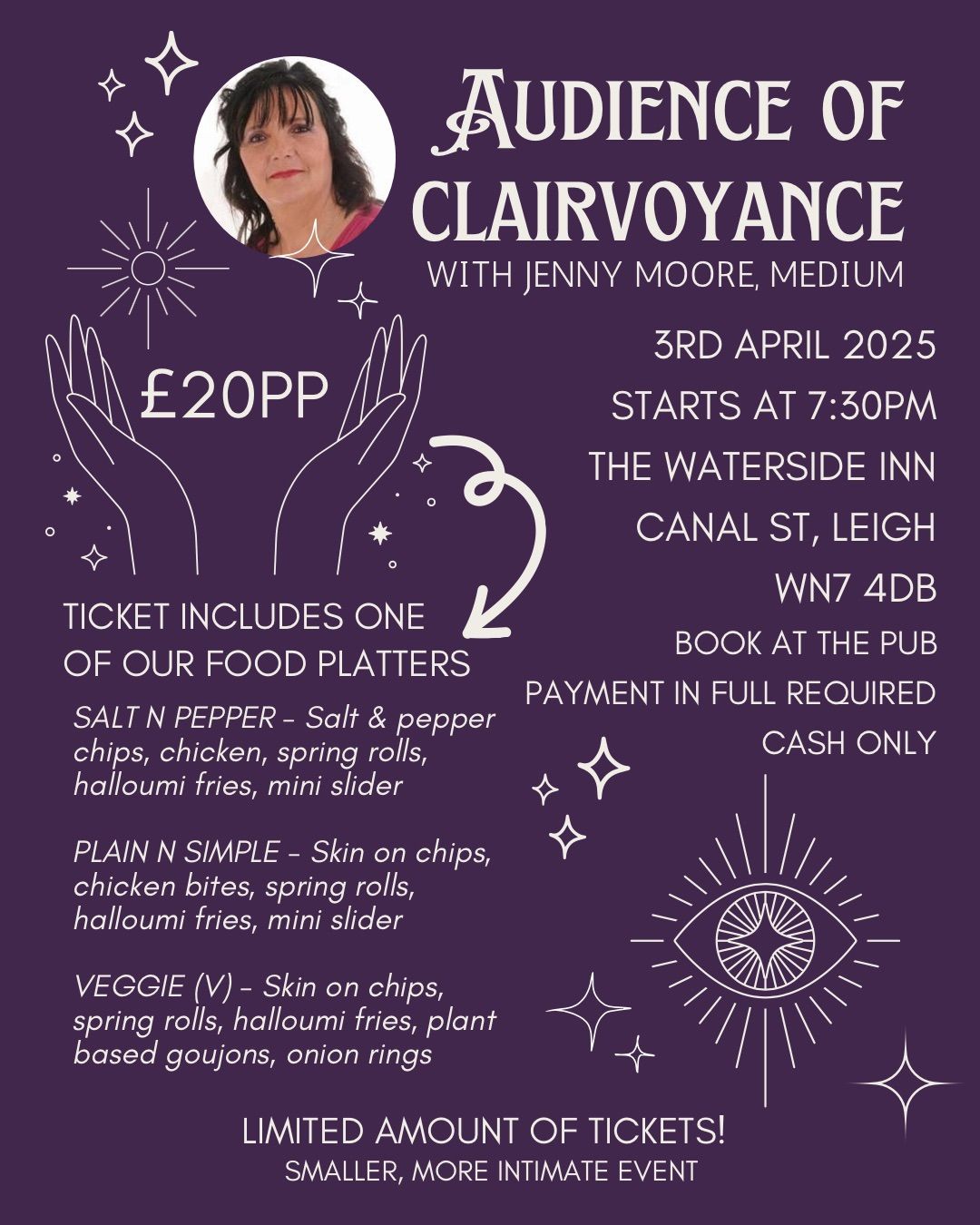 Audience of Clairvoyance with Jenny Moore