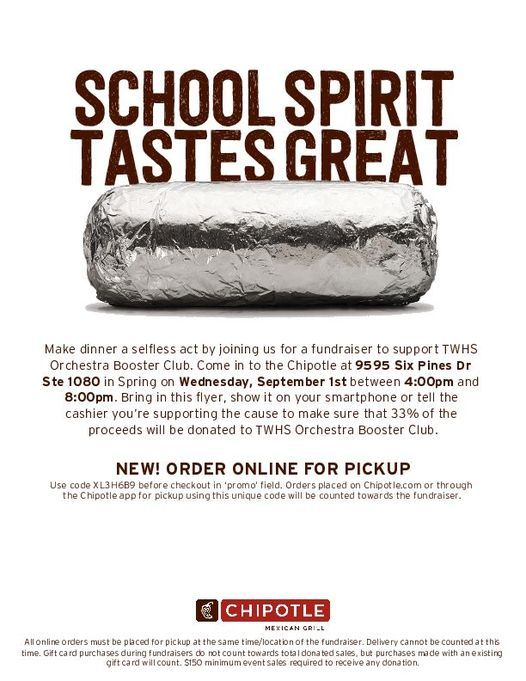 Chipotle Spirit Night