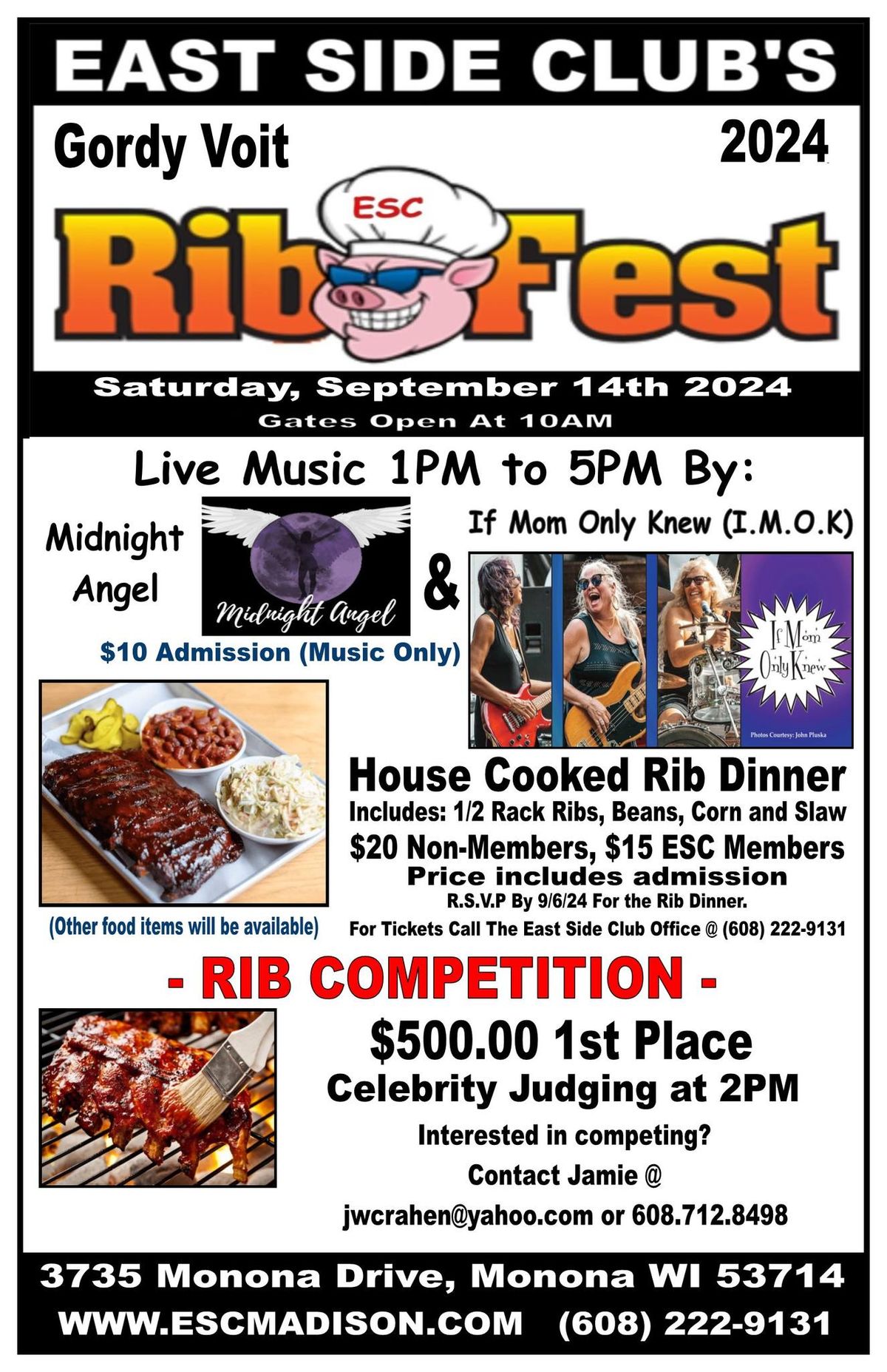 The East Side Club 2024 Gordy Voit Rib Fest & Competition