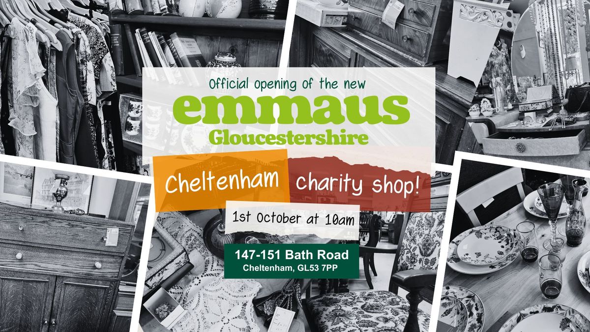 Official Opening: New Emmaus Gloucestershire charity shop in Cheltenham