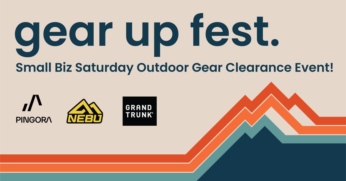 Gear Up Fest: Outdoor Gear Clearance Event!