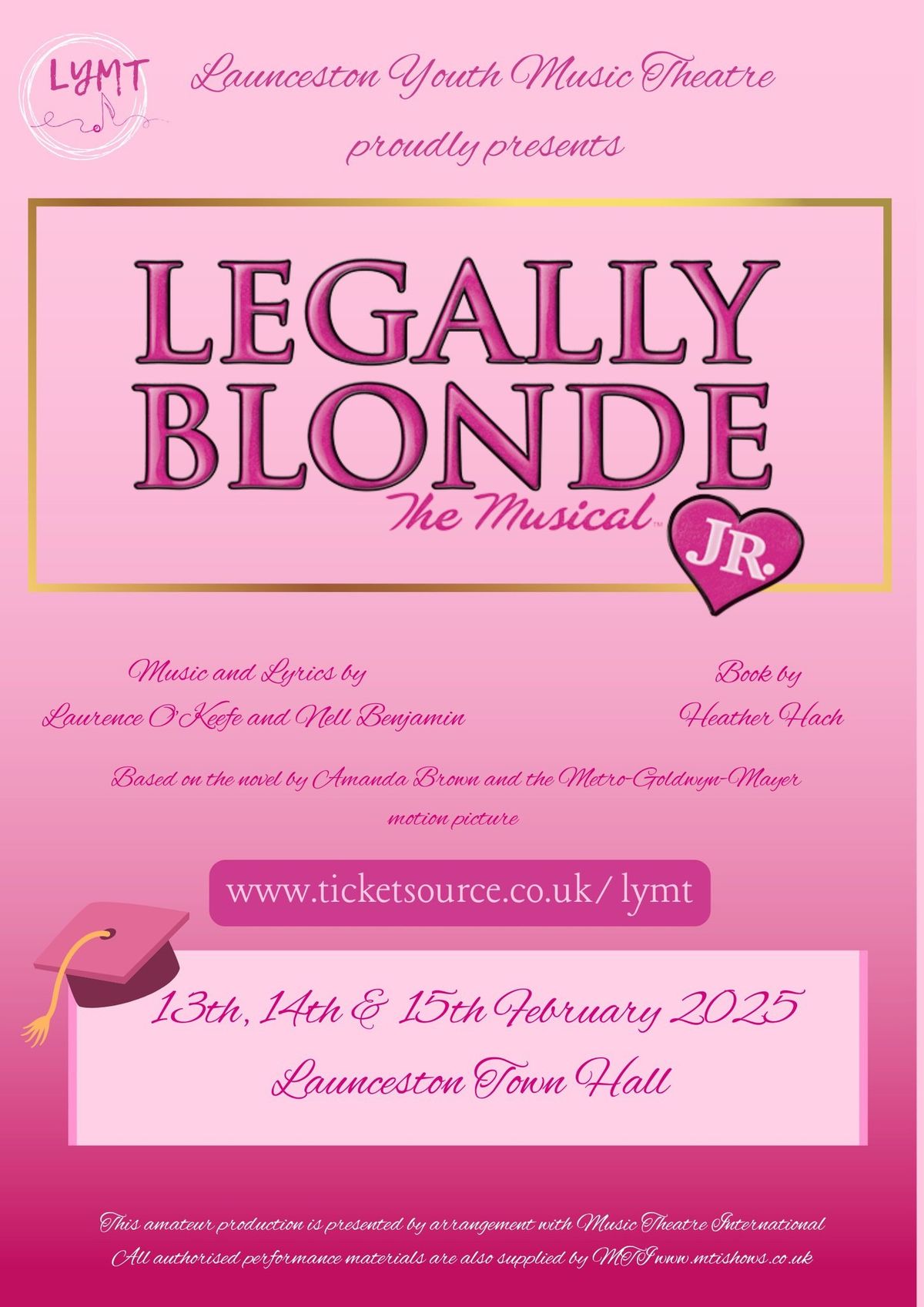 LEGALLY BLONDE THE MUSICAL Jr