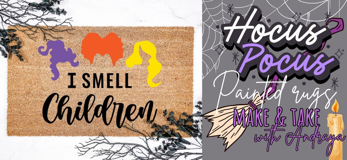 Hocus Pocus Painted Rug Make & Take