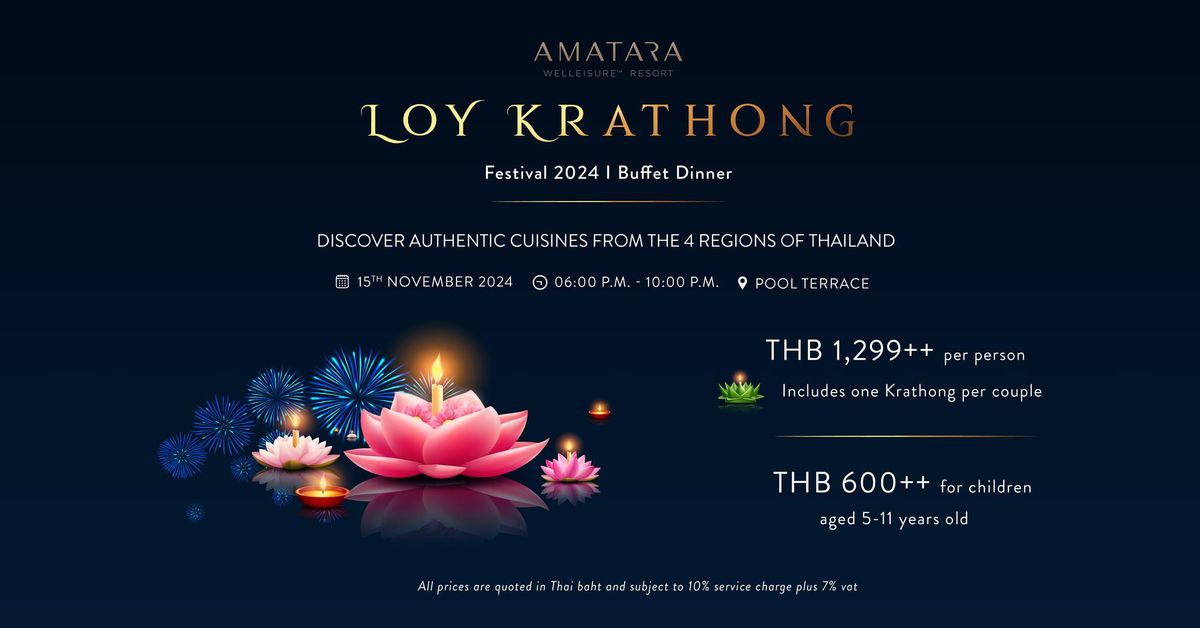 Loy Krathong Buffet Dinner