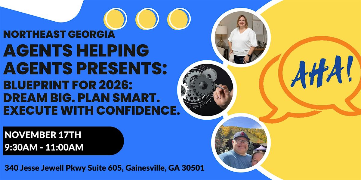 Nov 2025 Real Estate Agents Helping Agents (AHA) Club -Free w\/ Breakfast