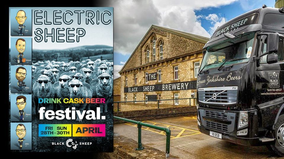 Electric Sheep at Drink Cask Beer Festival, The Black Sheep Brewery