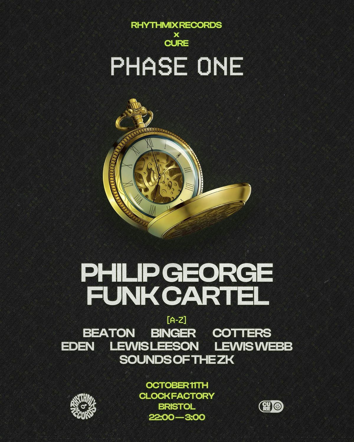 Philip George, Funk Cartel + More | Clock\u00a0Factory