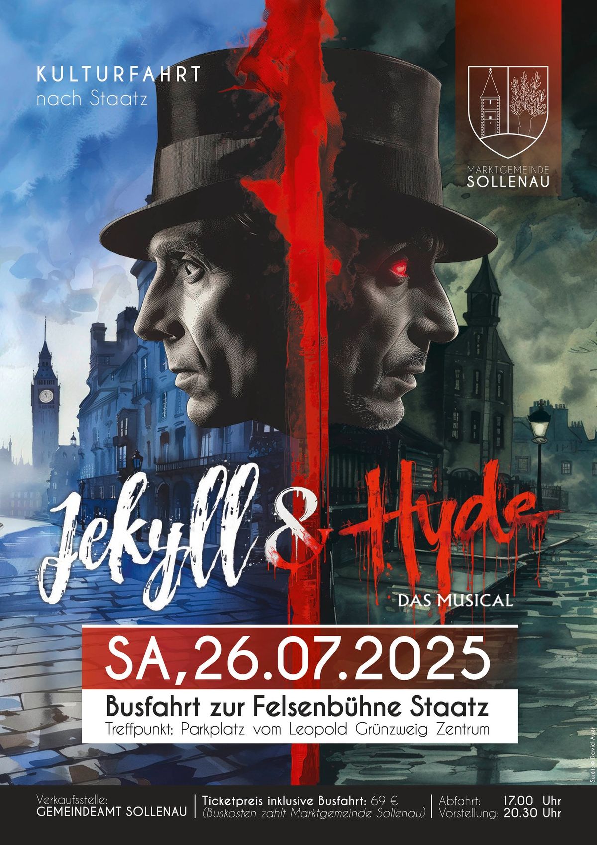 Kulturfahrt nach Staatz zum Musical "Jekyll and Hyde"