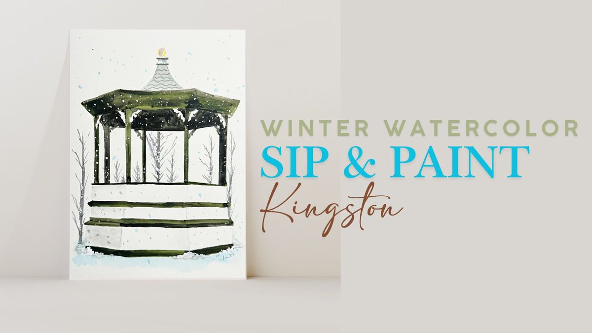 SOLD OUT Winter Watercolor Sip & Paint | Carriage Town Bar & Grill