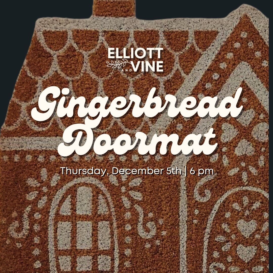 Gingerbread Doormat Night