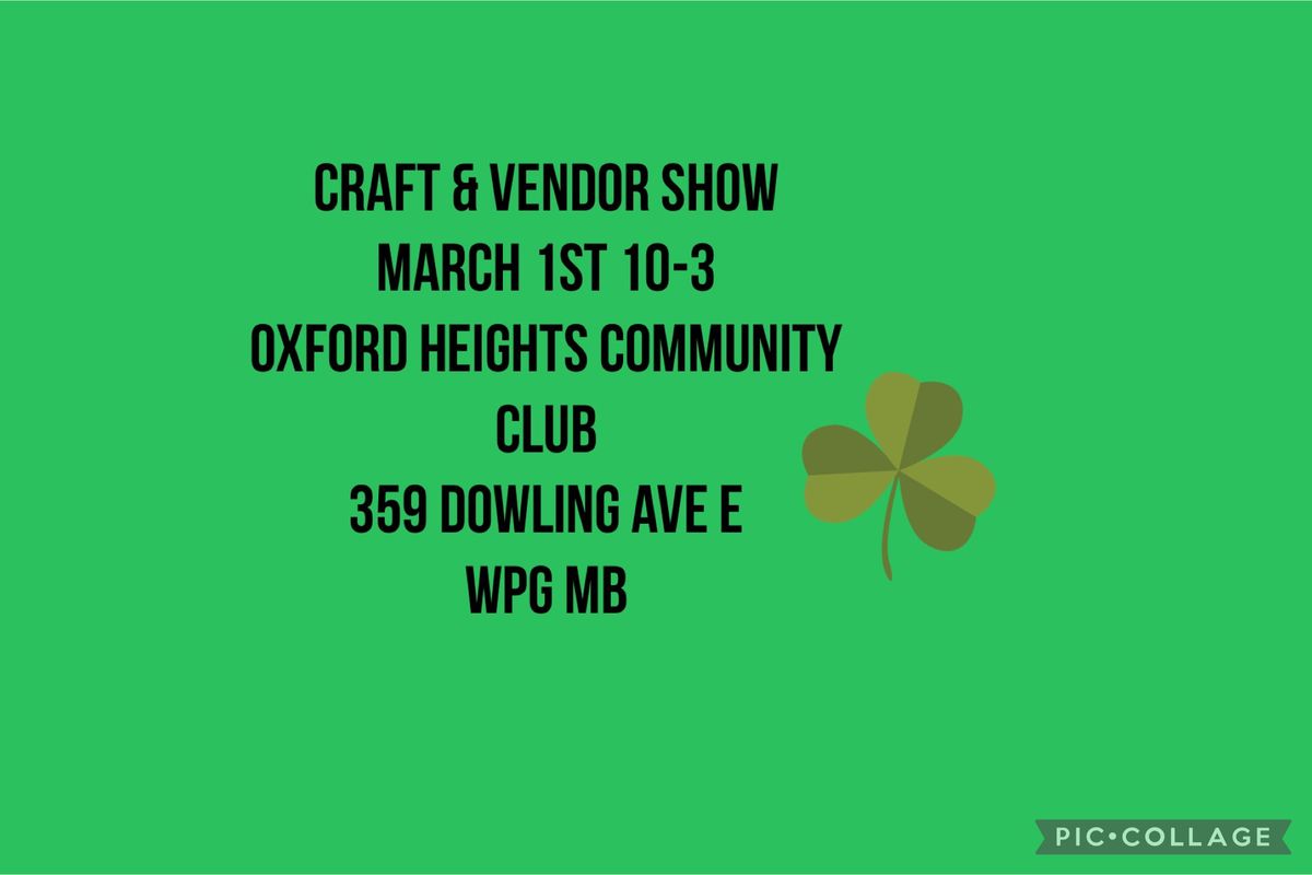 St. Patrick's Day Craft & Vendor Show 