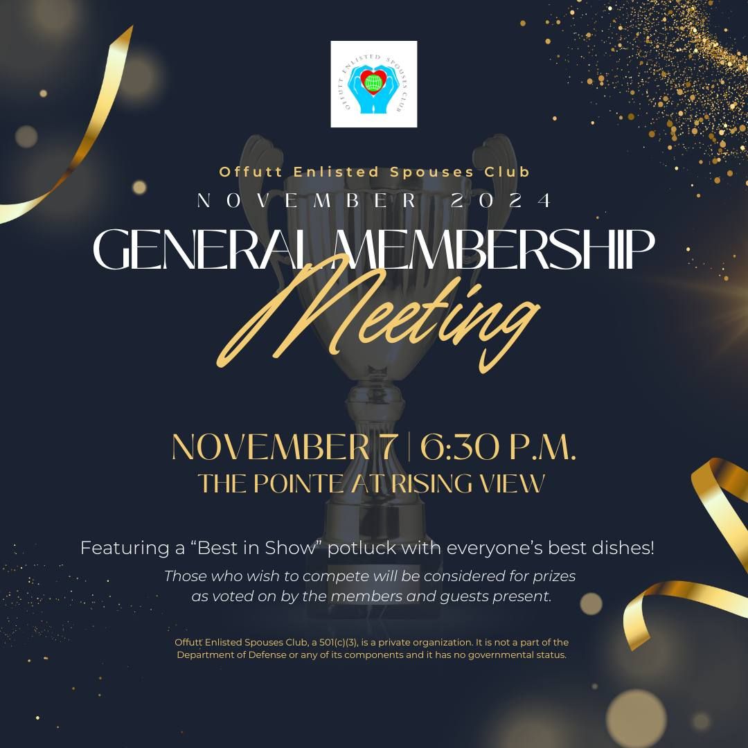 OESC November 2024 General Membership Meeting