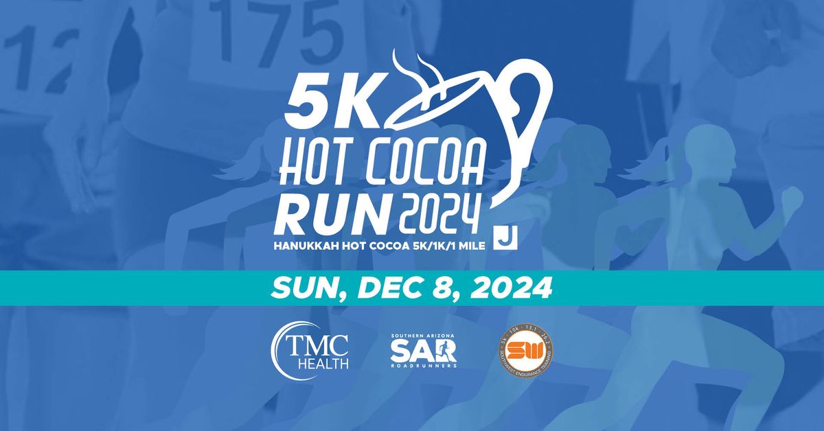 5K Hanukkah Hot Cocoa Run | Sun, Dec 8, 8-9:15am