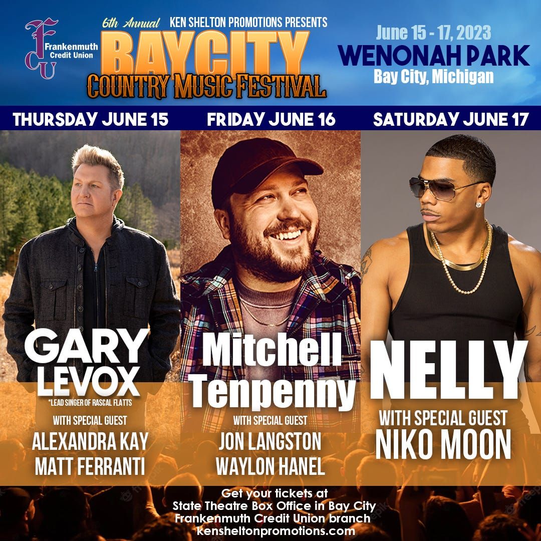 Bay City Country Music Festival (Saturday Pass)