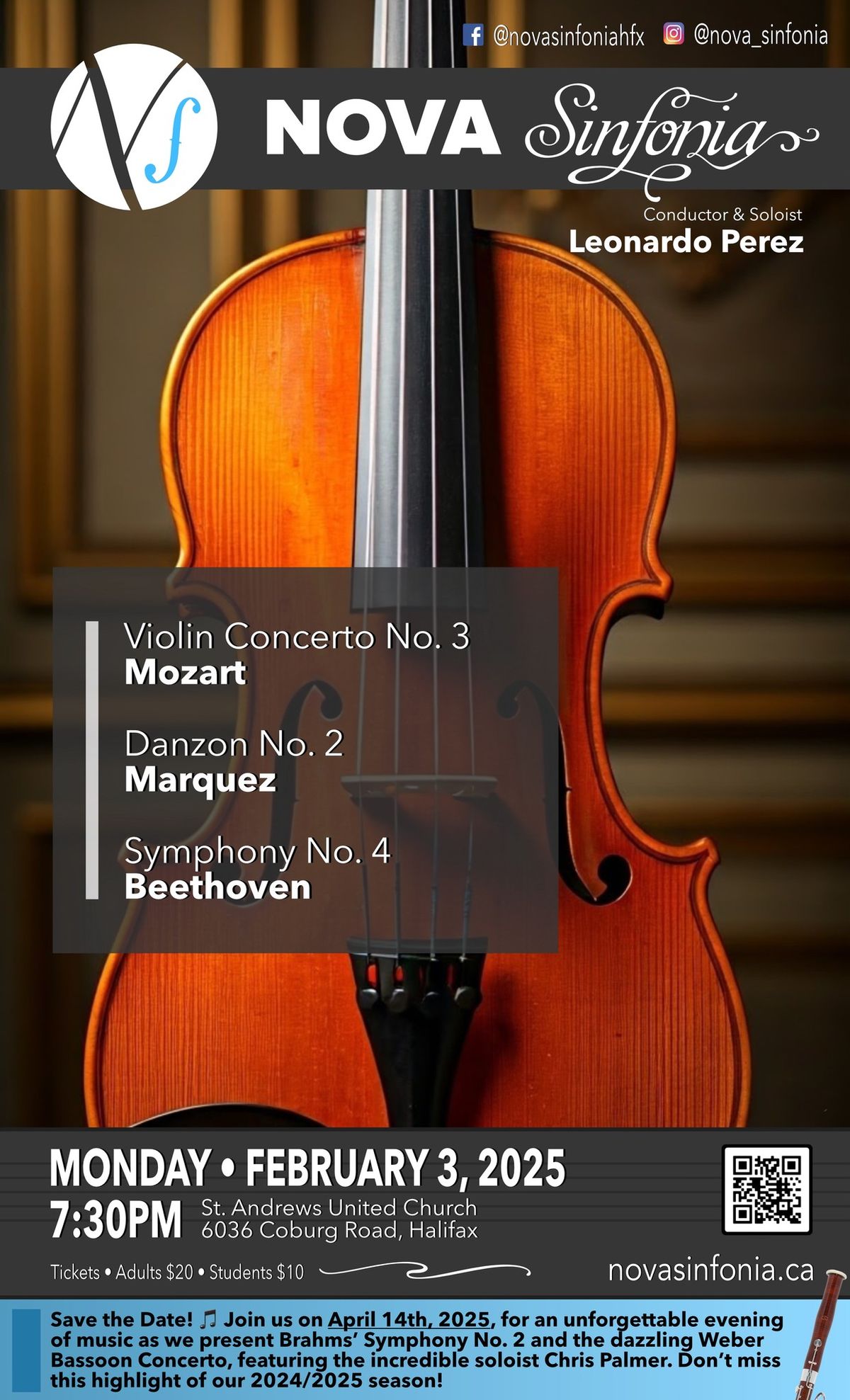 Nova Sinfonia - Mozart\/Marquez\/Beethoven