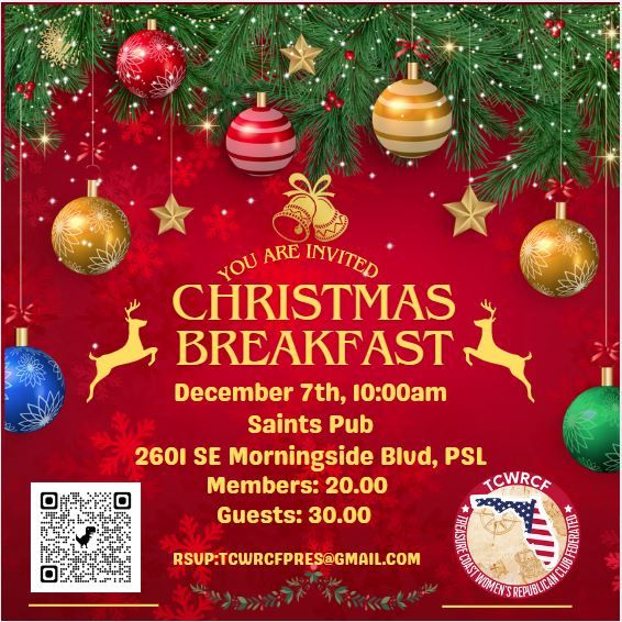 Treasure Coast Women's Republican Club Federated Christmas Breakfast