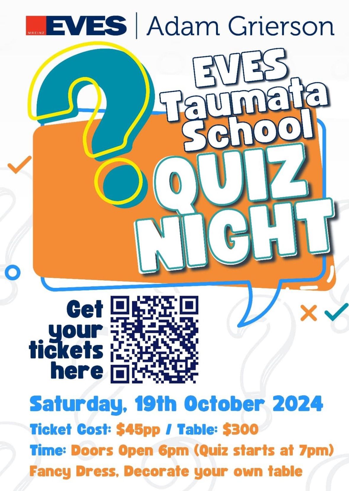 Taumata School Quiz Night