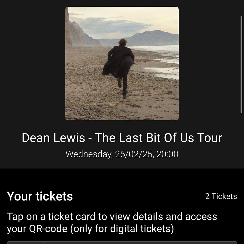 Dean Lewis - The Last Bit Of Us Tour