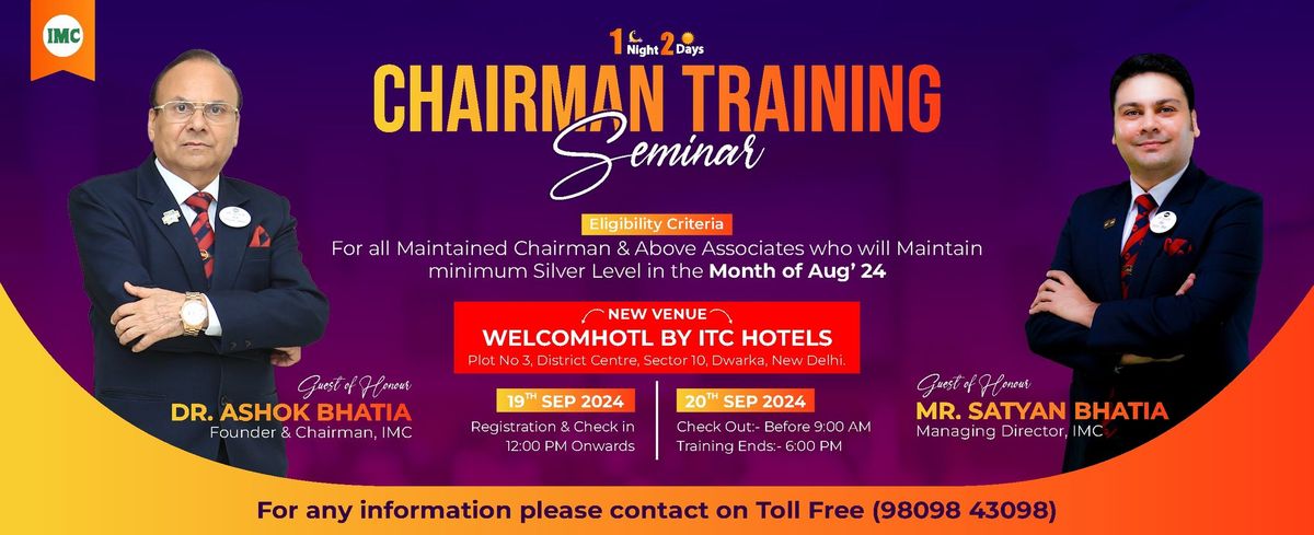 Chairman Training Seminar