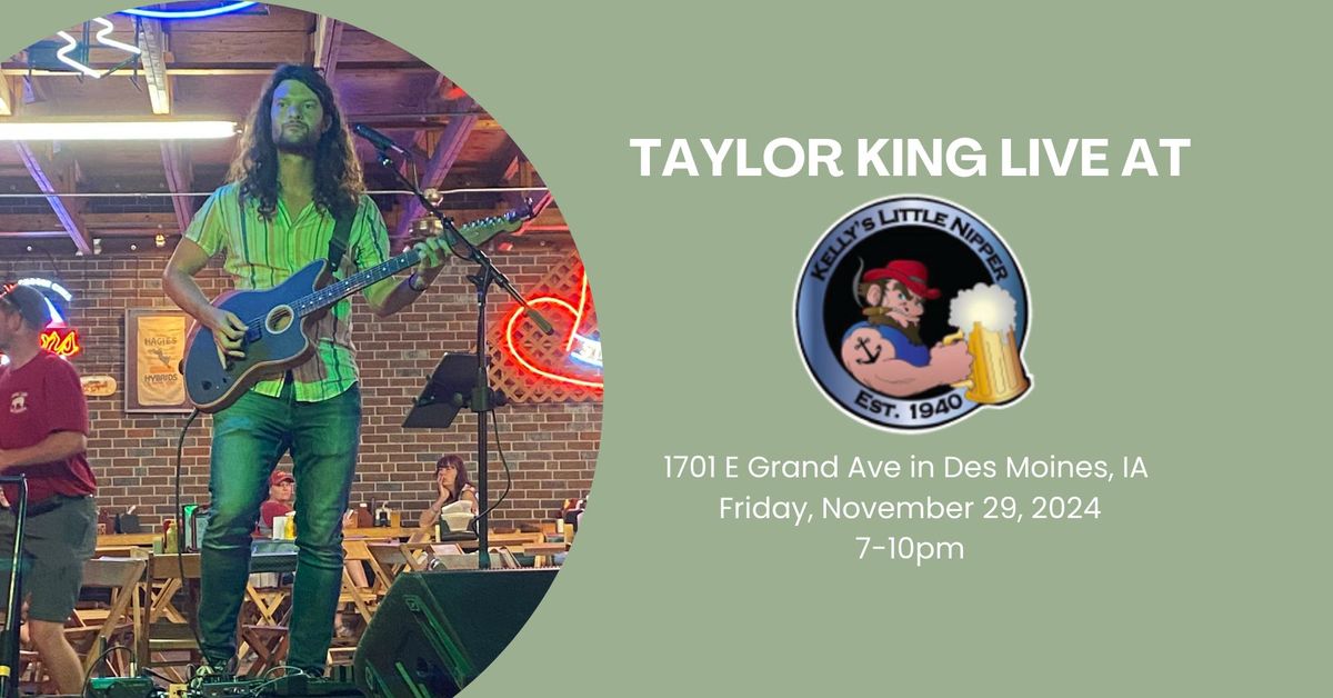 Taylor King Live Music at Kelly's Little Nipper