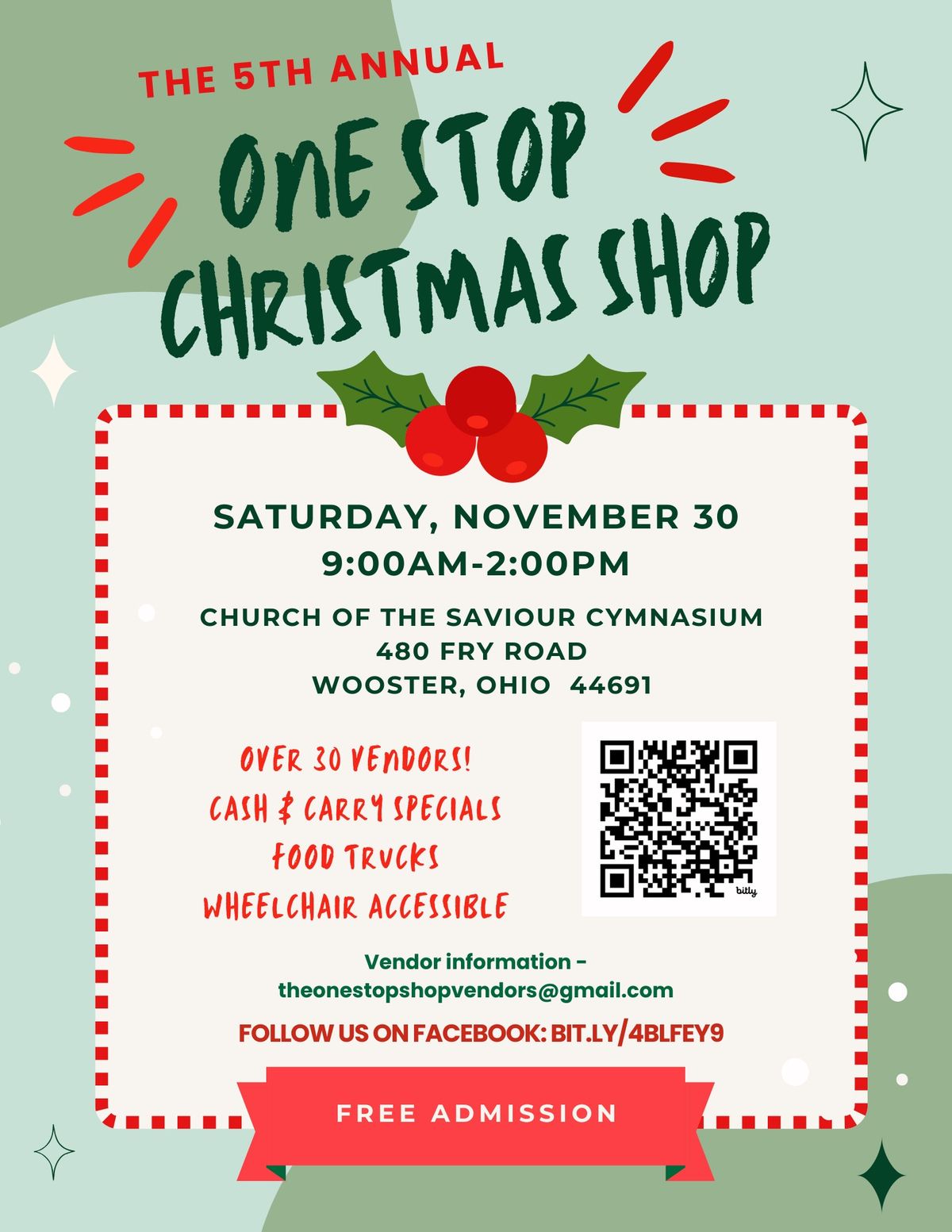 5th Annual One Stop Christmas Shop