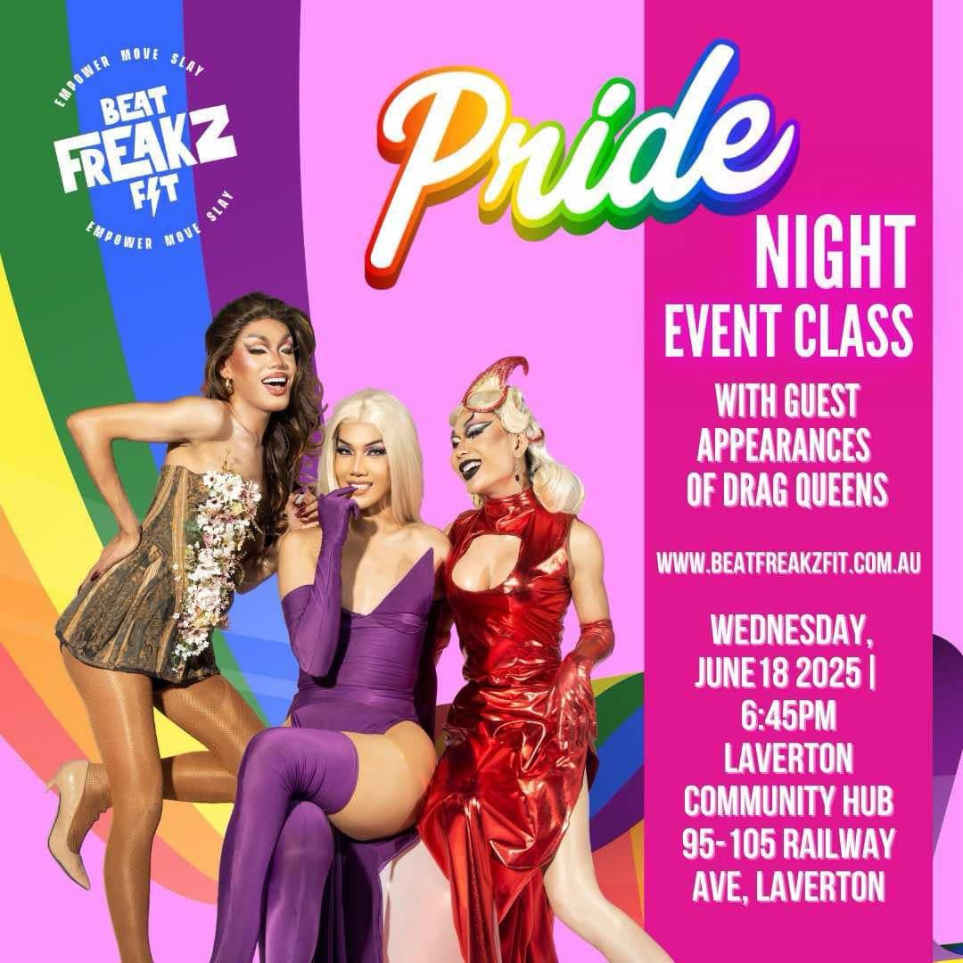 PRIDE EVENT CLASS WITH DRAG QUEENS \ud83c\udf08