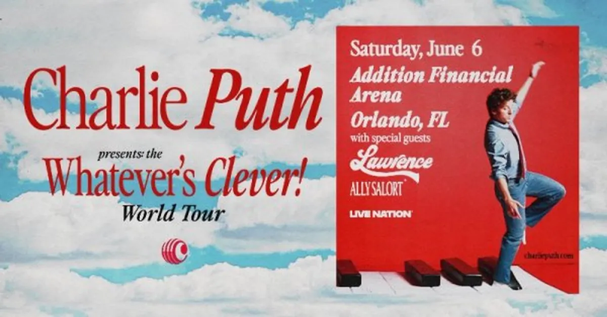 Charlie Puth with Lawrence and Ally Salort