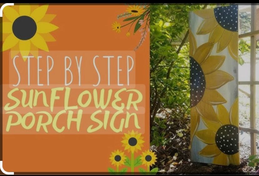 Sunflower Porch Signs