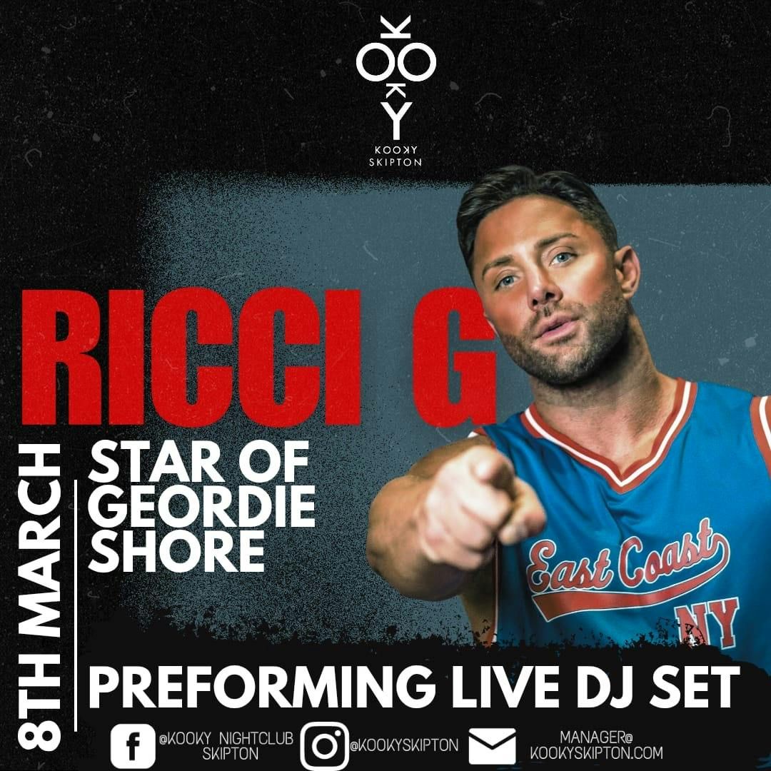 Kooky Presents Ricci G (Geordie Shore)