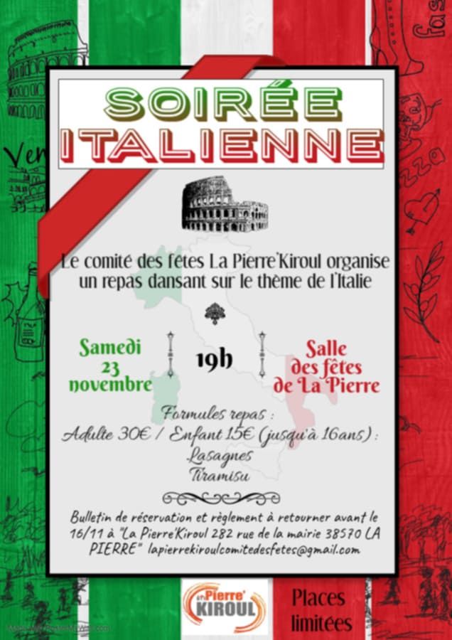 SOIREE ITALIENNE