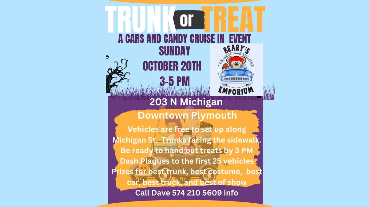 A Cars & Candy Trunk or Treat event @ Beary's Emporium